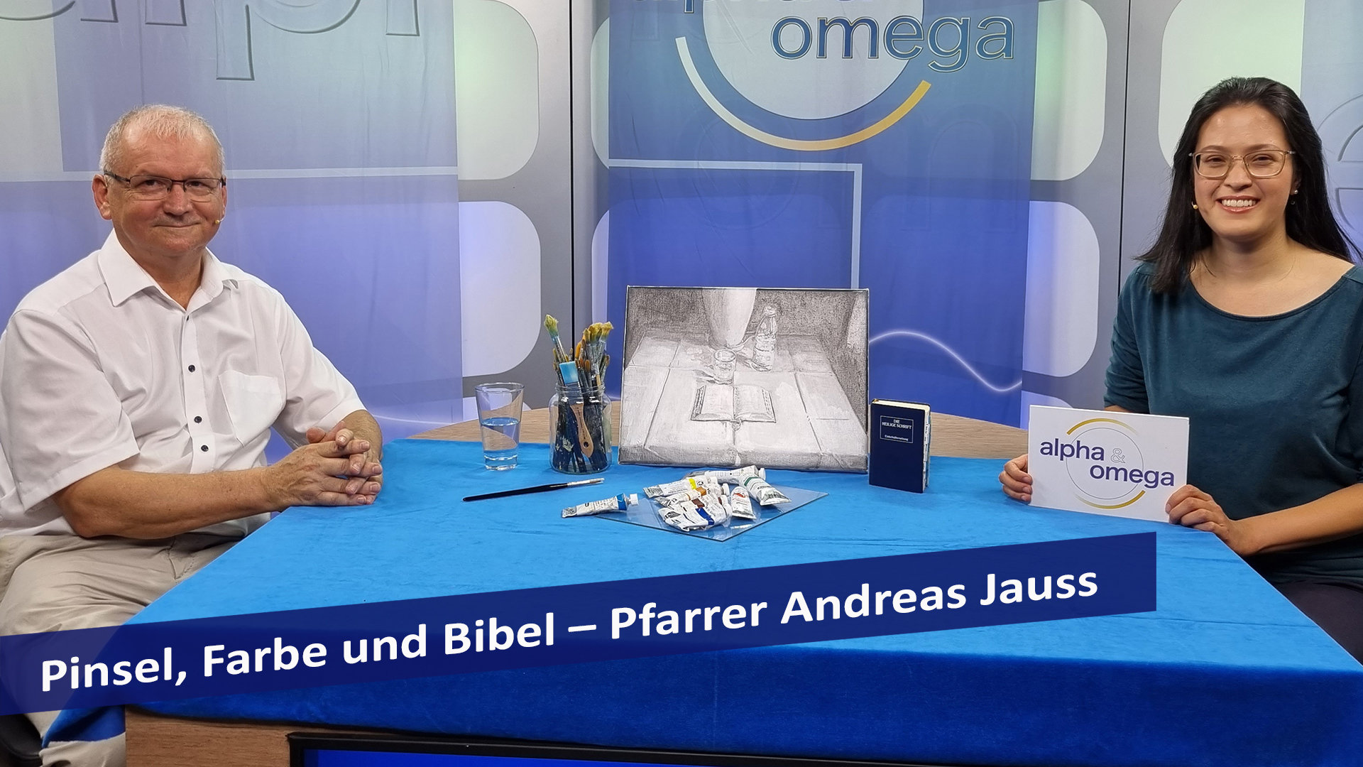 Alpha & Omega: Pinsel, Farbe und Bibel – Pfarrer Andreas Jauss