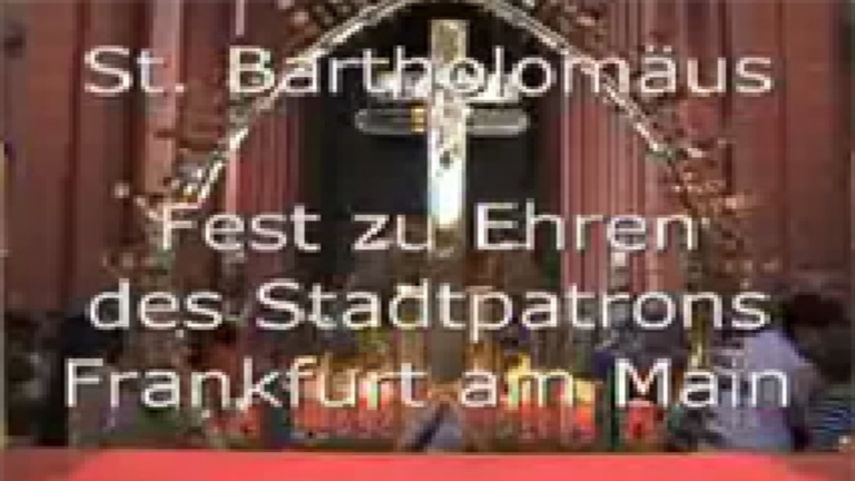 Bistum Limburg: "Bartholomäus-Verehrung in Frankfurt am Main"