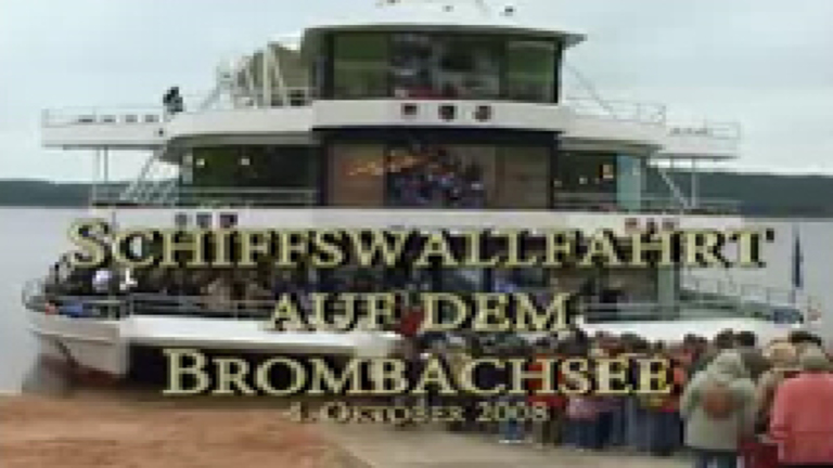 Schiffswallfahrt auf dem Brombachsee