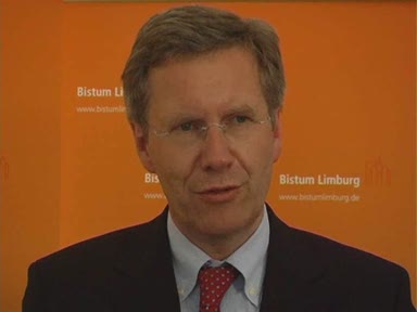 Bistum Limburg: "Christian Wulff, Ministerpräsident Niedersachsen"