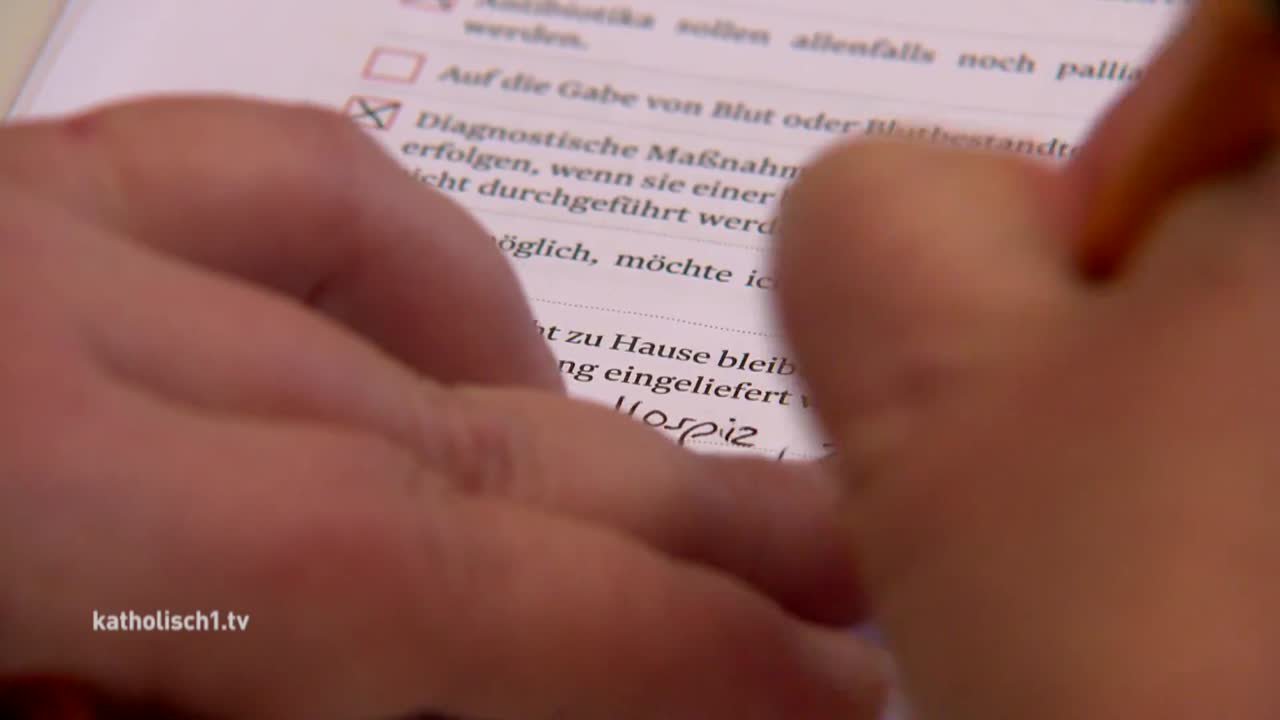 Christliche Patientenvorsorge: Ein letzter Liebesbrief