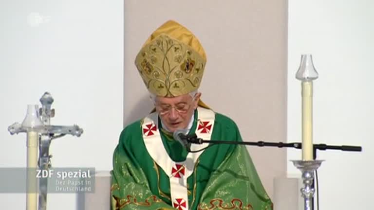 ZDF-Gottesdienst zum Papstbesuch vom Flughafen Freiburg am 25.09.2011