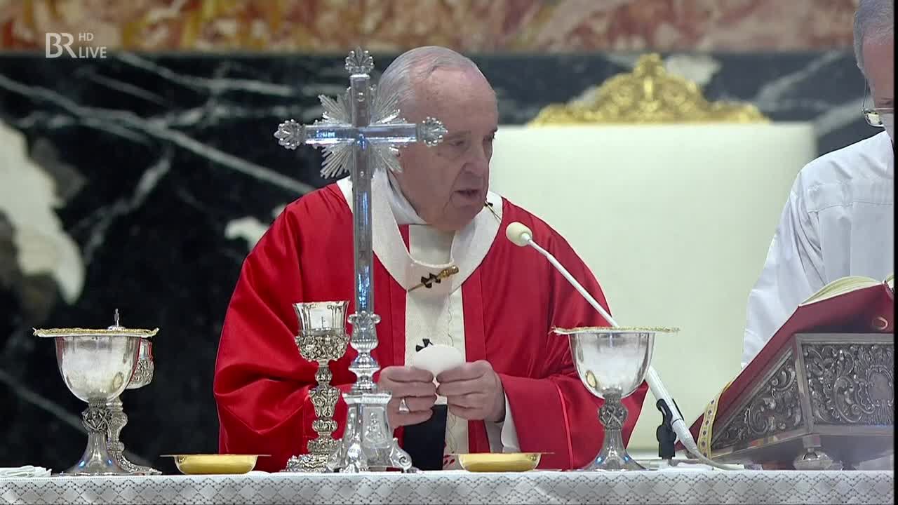 Kath. Gottesdienst mit Papst Franziskus am 28.03.2021