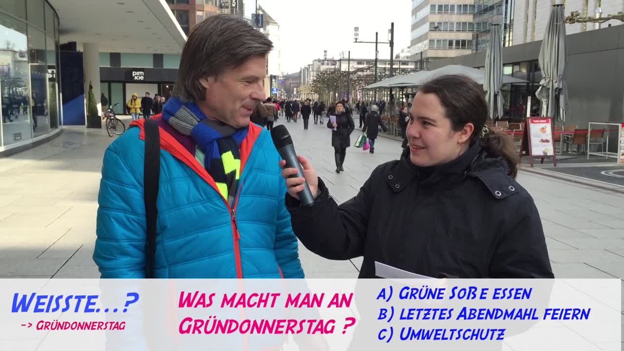 weisste...? Gründonnerstag