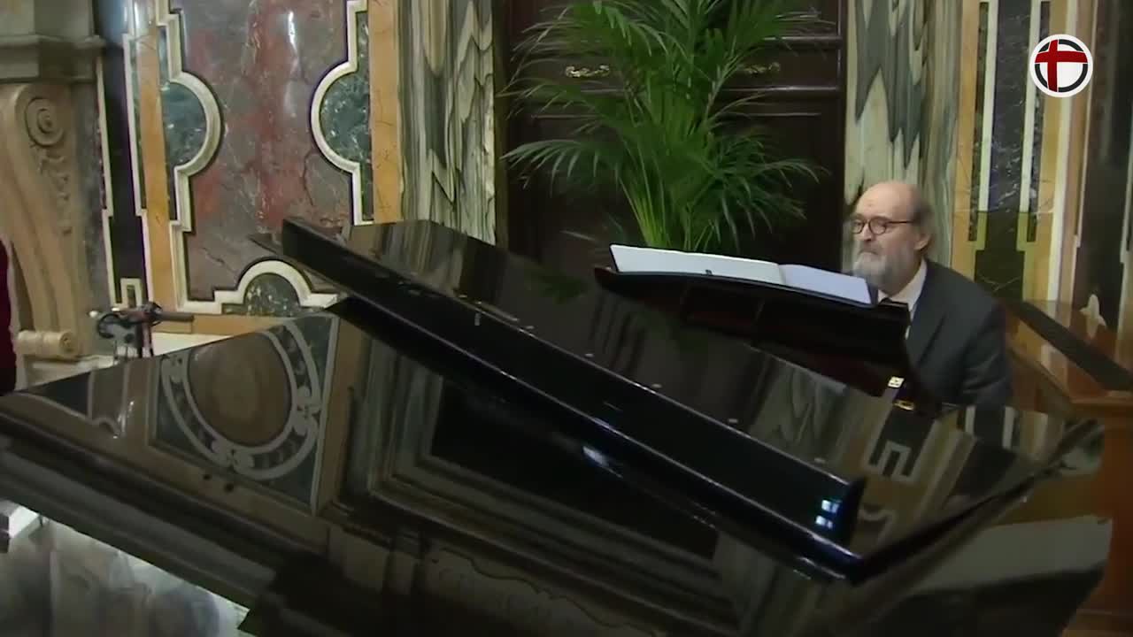 Das Vaterunser auf dem Piano Benedikts XVI.