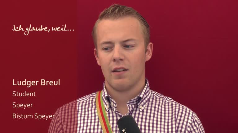 Ludger Breul glaubt, weil ...