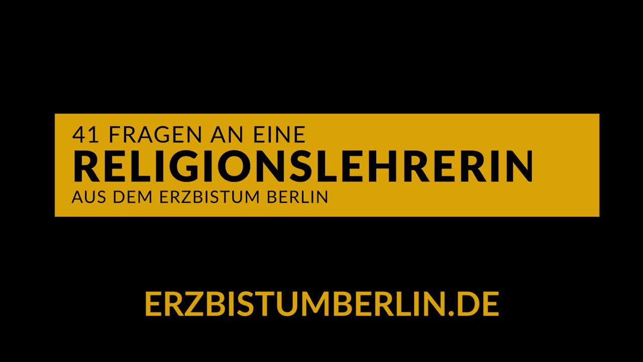 Religionslehrerin Michèle van Löchteren im Fragenhagel