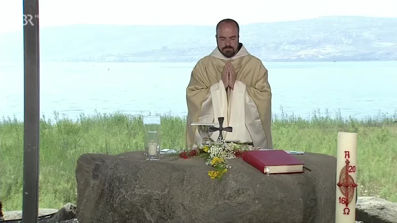 Kath. Gottesdienst vom See Gennesaret aus Tabgha