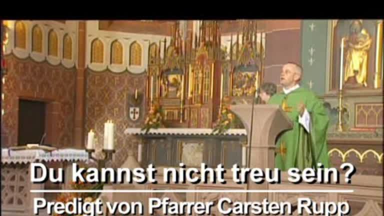 Du kannst nicht treu sein?