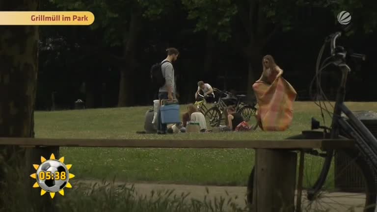 Gewissensfrage: Grillmüll im Park