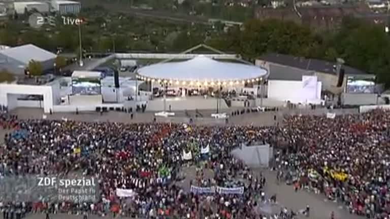 Vigilfeier mit Papst Benedikt XVI. ZDF Spezial 24.09.2011