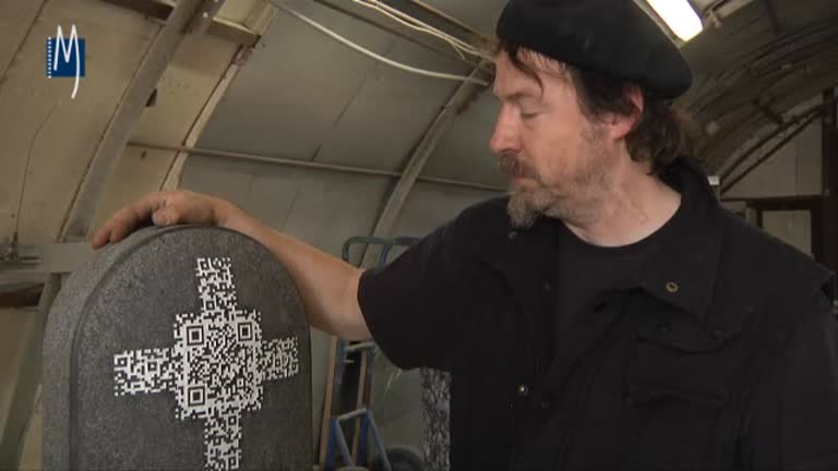 Grabsteine mit QR-Code