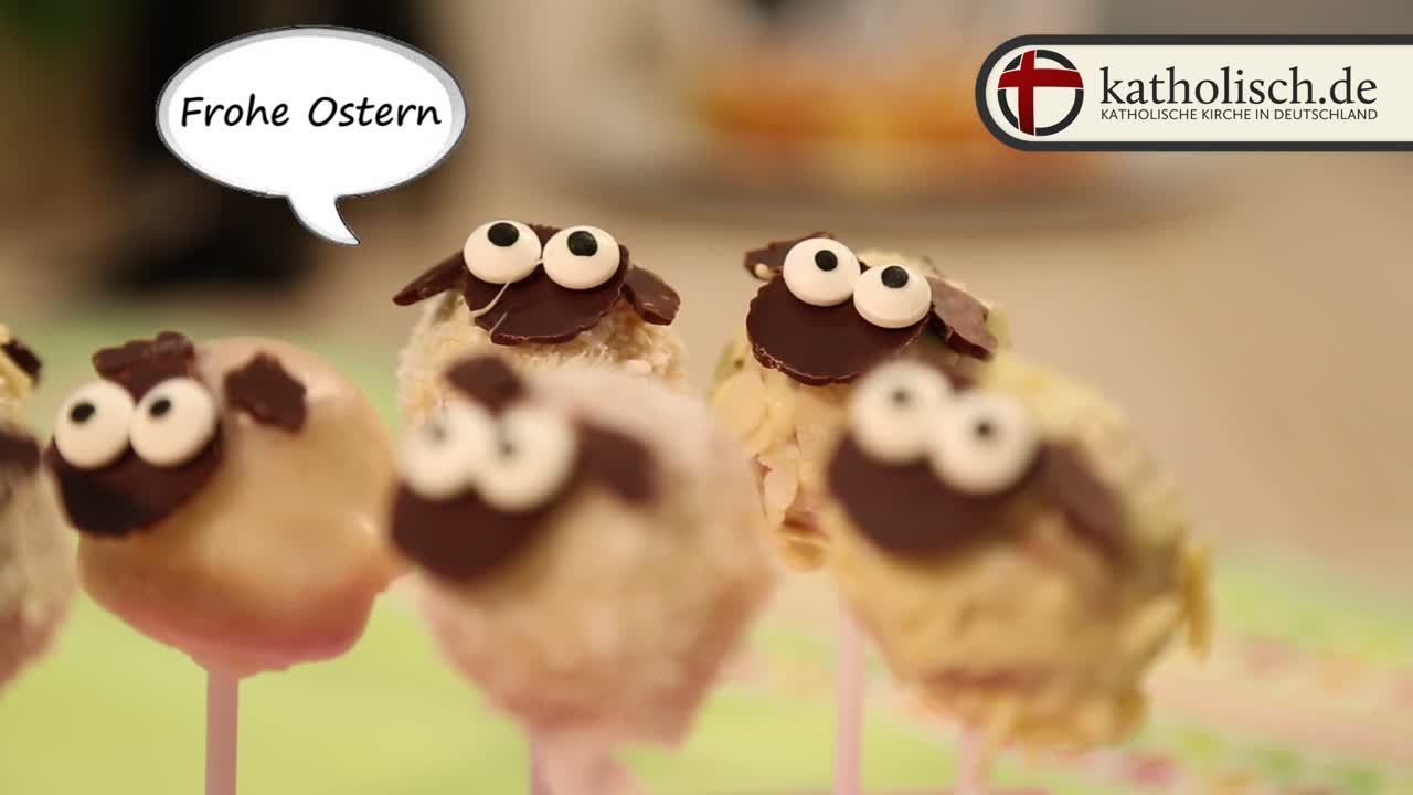 Osterlamm Cake-Pops
