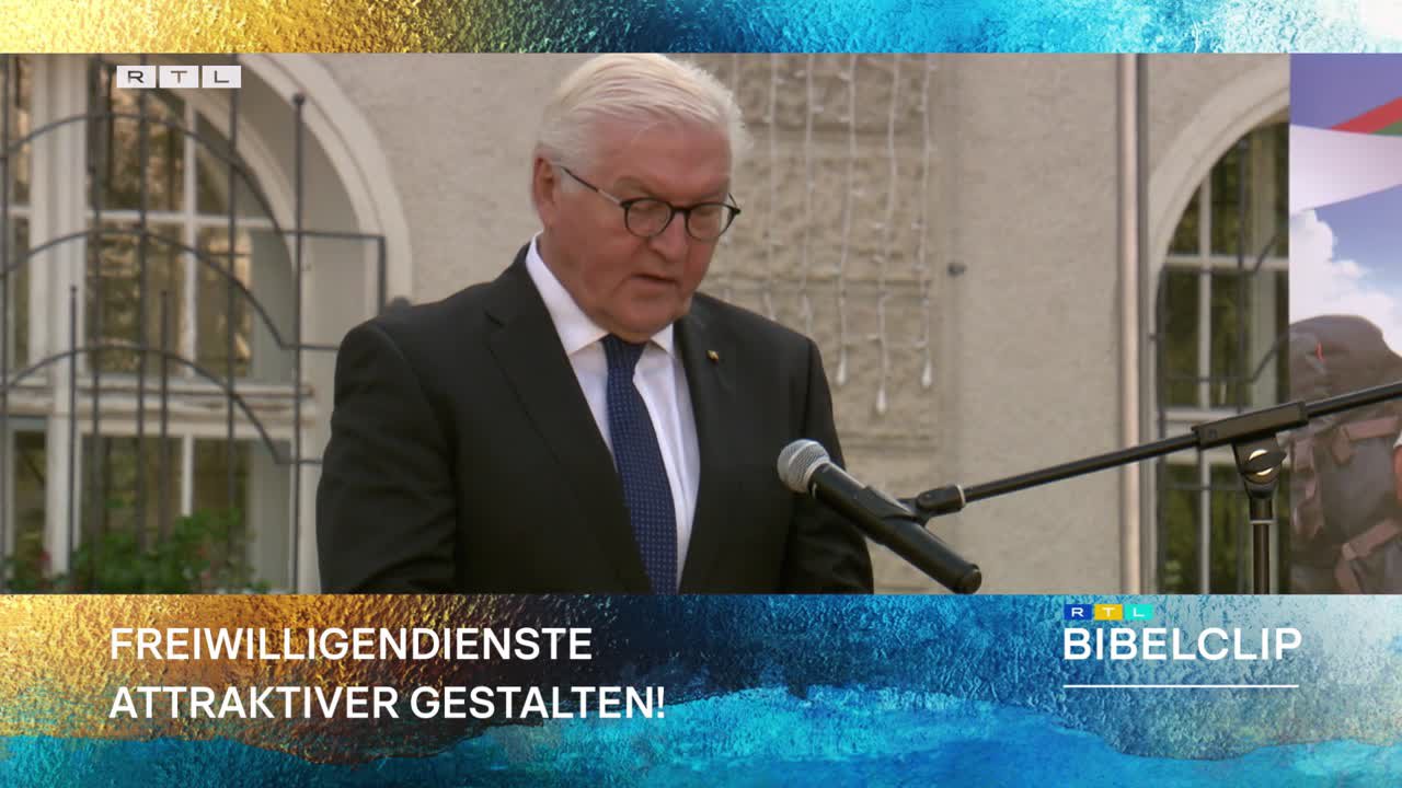 RTL-Bibelclip - Diskussion um Pflichtdienst für junge Menschen
