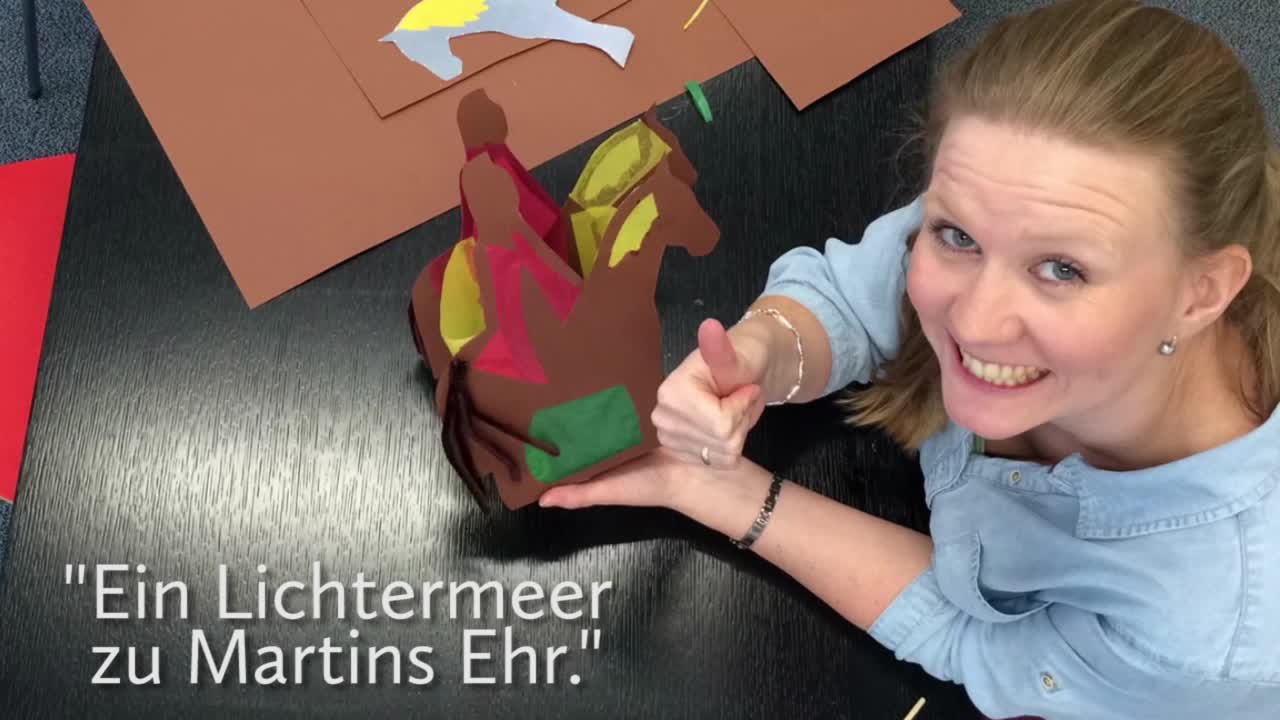 Wir basteln eine Laterne