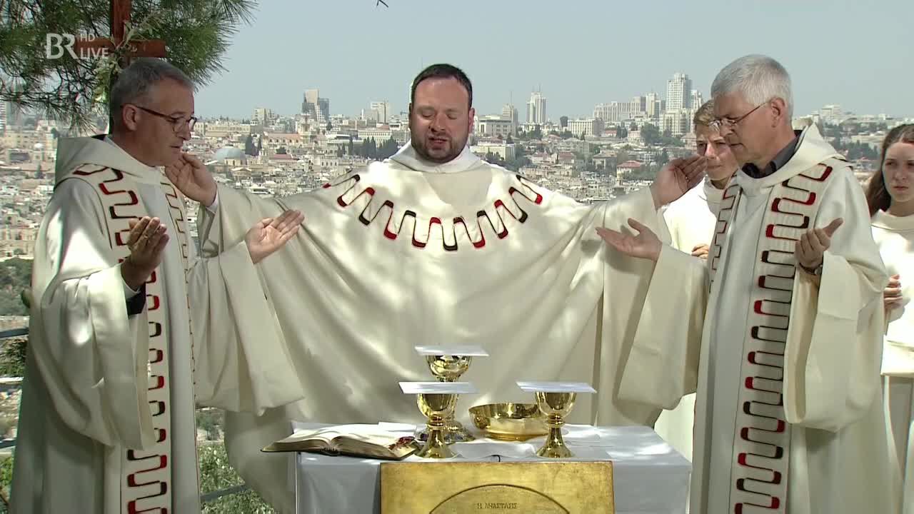 Heilige Messe vom Ölberg in Jerusalem vom 29.04.2018
