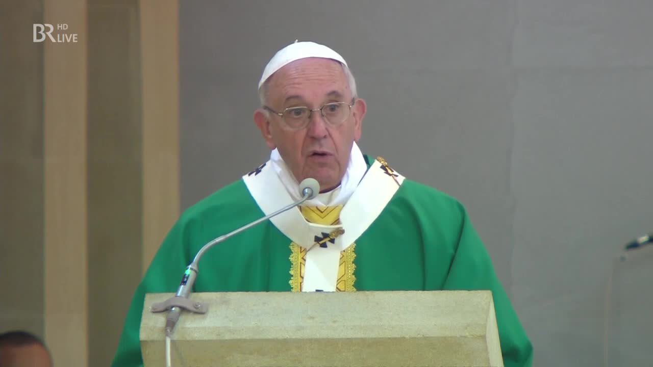 Gottesdienst mit Papst Franziskus aus Baku am 02.10.2016